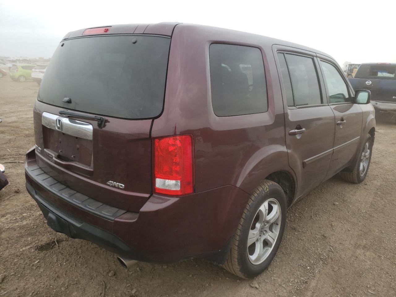 Photo 4 from auction – 2015 HONDA PILOT EXL with VIN 5FNYF4H59FB060541