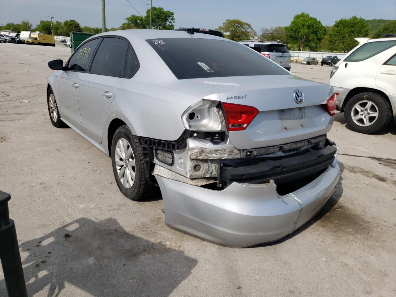 Photo 3 from auction – 2012 VOLKSWAGEN PASSAT S with VIN 1VWAH7A32CC056665