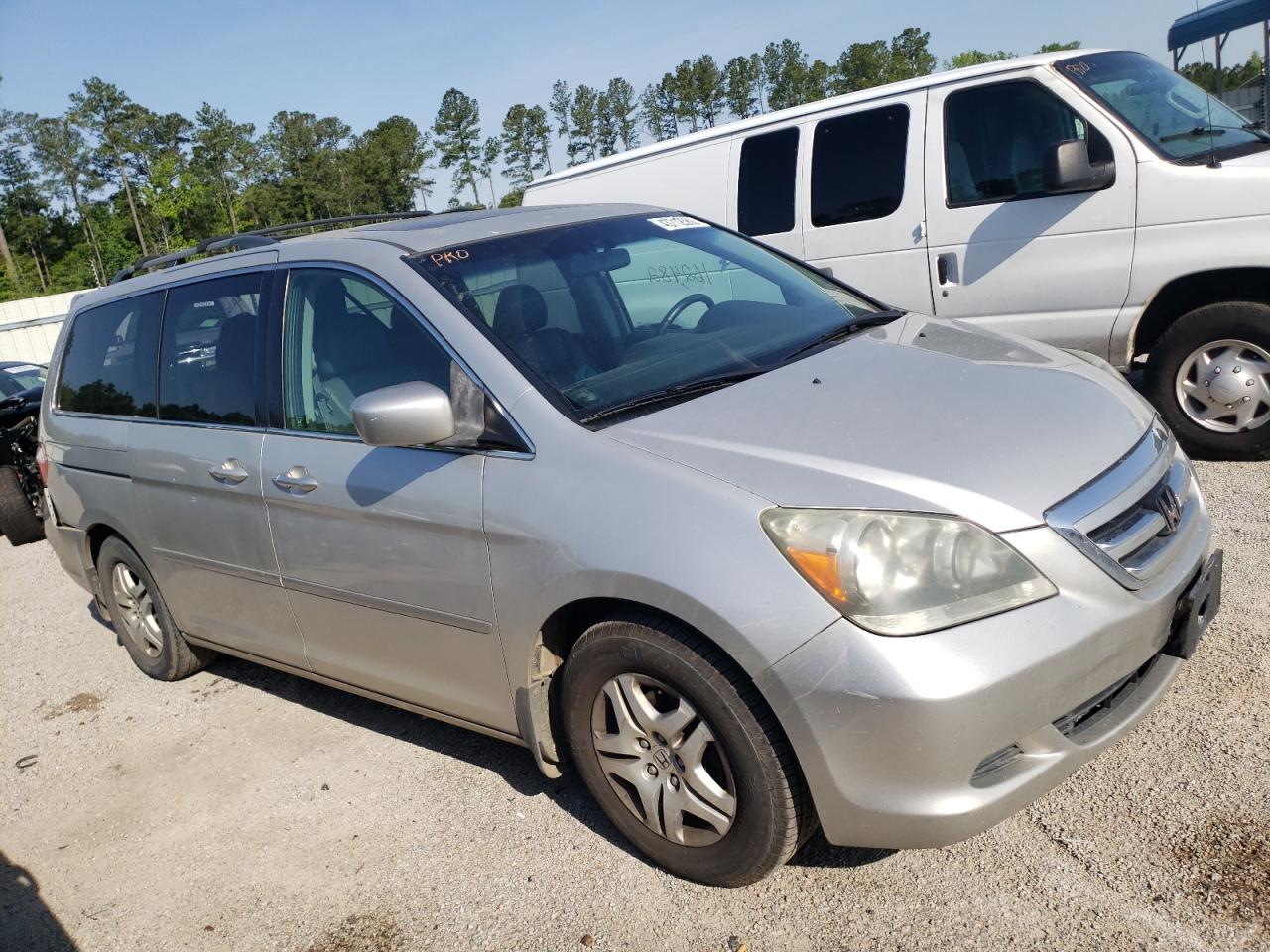 HONDA ODYSSEY EX 2007 with VIN 5FNRL38707B061328 - Photo from auction