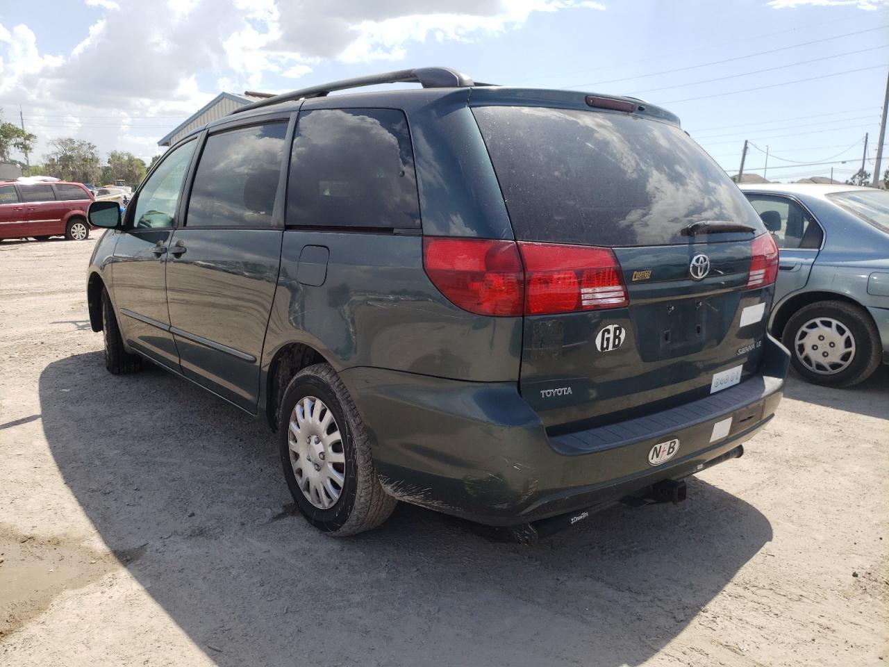 Photo 3 from auction – 2004 TOYOTA SIENNA CE with VIN 5TDZA23C94S184962