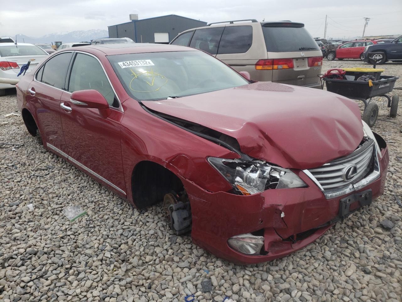 LEXUS ES 350 2012 with VIN JTHBK1EG5C2481983 - Photo from auction