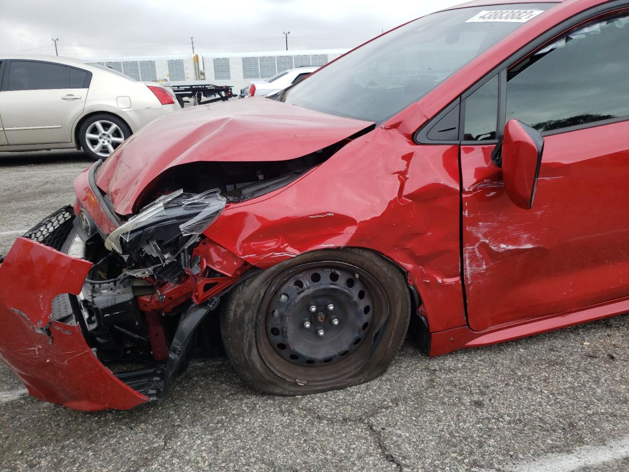 Photo 9 from auction – 2021 TOYOTA COROLLA LE with VIN JTDEPMAE1MJ154896
