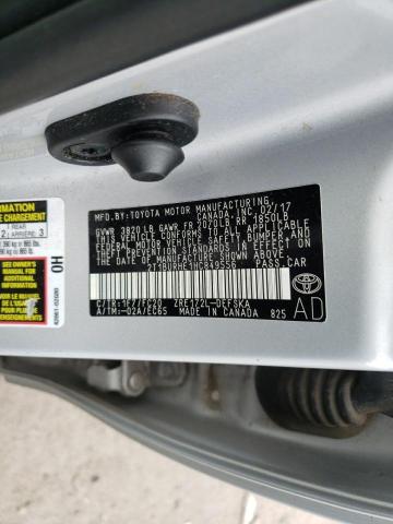 Photo 10 from auction – 2017 TOYOTA COROLLA with VIN 2T1BURHE1HC849556