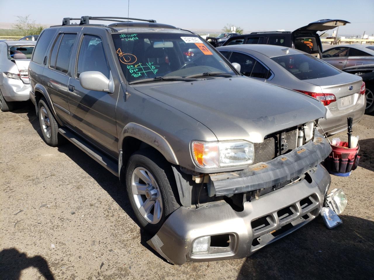 NISSAN PATHFINDER 2003 with VIN JN8DR09X13W703023 - Photo from auction