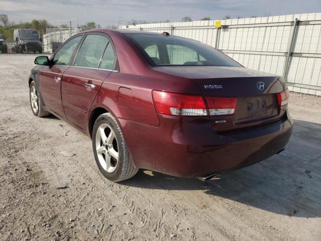 Photo 3 from auction – 2007 HYUNDAI SONATA with VIN 5NPEU46F67H245847