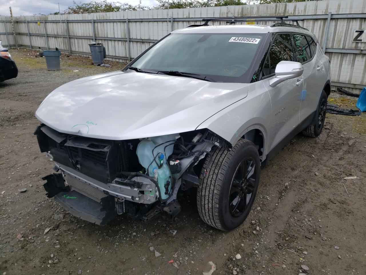 Photo 2 from auction – 2019 CHEVROLET BLAZER 2LT with VIN 3GNKBGRS9KS700974