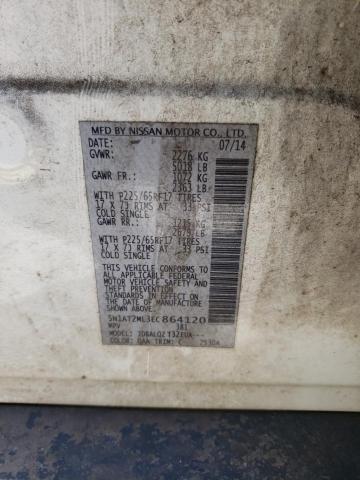 Photo 10 from auction – 2014 NISSAN ROGUE S with VIN 5N1AT2ML3EC864120