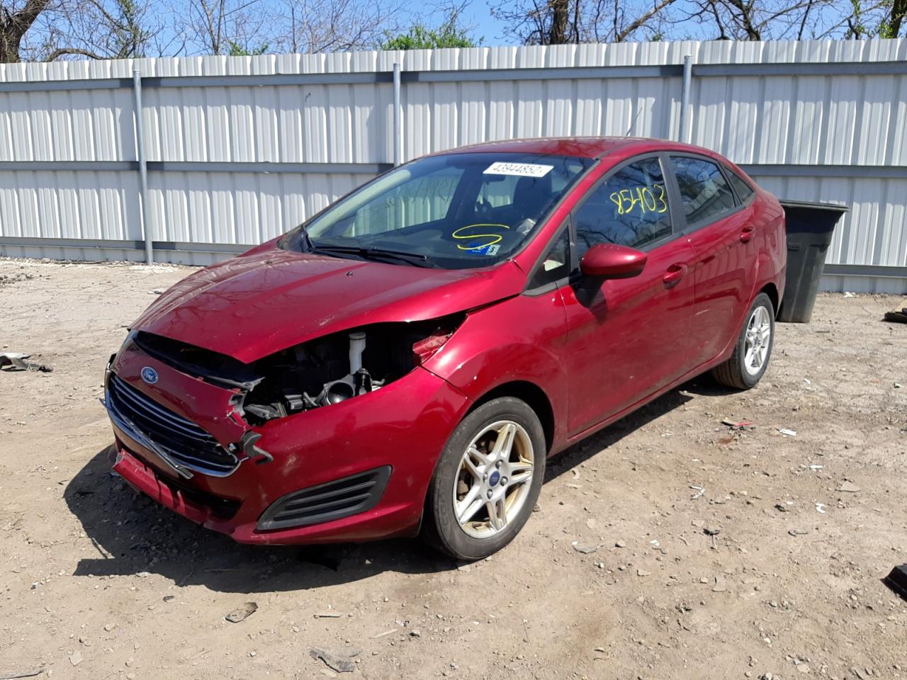 Photo 14 from auction – 2017 FORD FIESTA SE with VIN 3FADP4BJ6HM171442