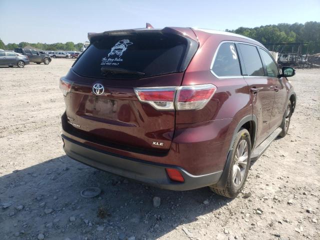 Photo 4 from auction – 2014 TOYOTA HIGHLANDER with VIN 5TDKKRFH2ES025751