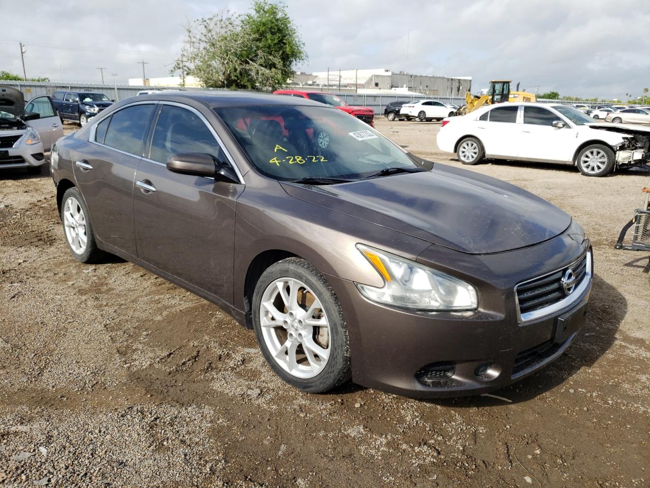 NISSAN MAXIMA S 2014 with VIN 1N4AA5AP1EC487893 - Photo from auction