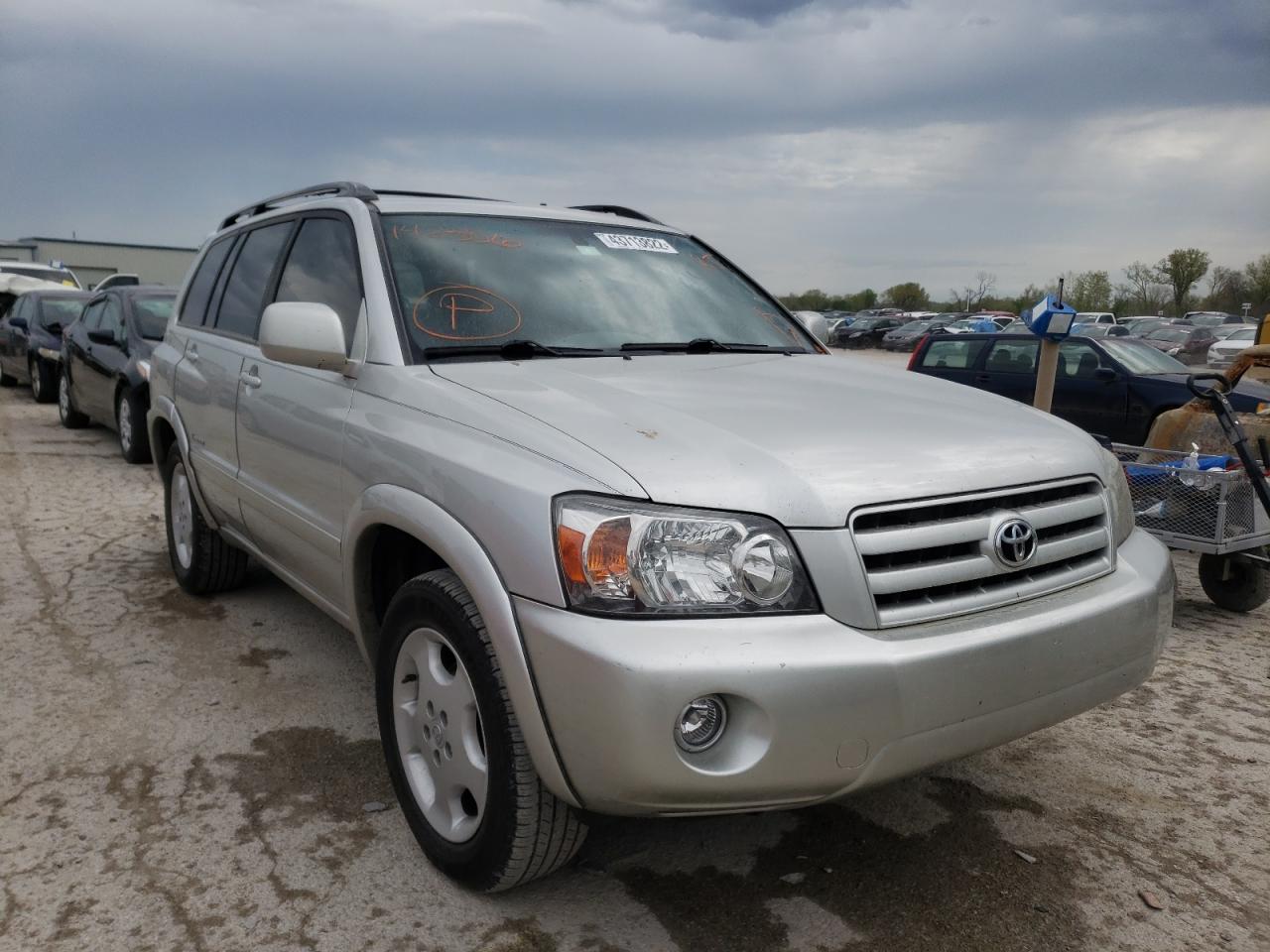 TOYOTA HIGHLANDER 2007 with VIN JTEDP21A470142356 - Photo from auction