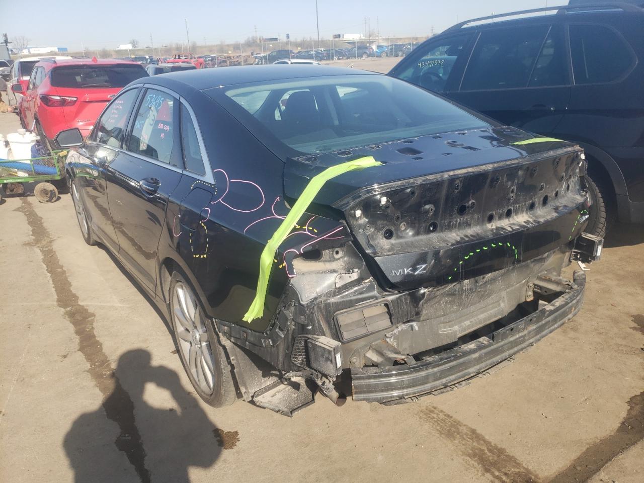 Photo 3 from auction – 2013 LINCOLN MKZ with VIN 3LN6L2JK5DR814417