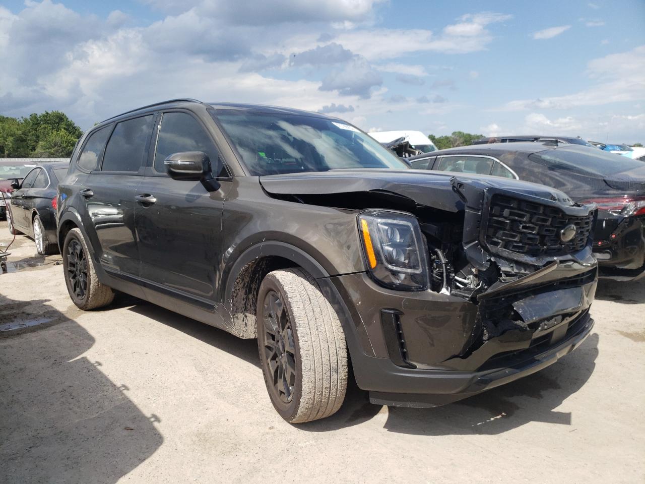 KIA TELLURIDE 2021 with VIN 5XYP3DHC2MG190573 - Photo from auction