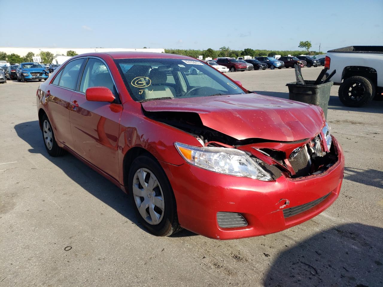 TOYOTA CAMRY BASE 2010 with VIN 4T4BF3EK2AR001696 - Photo from auction