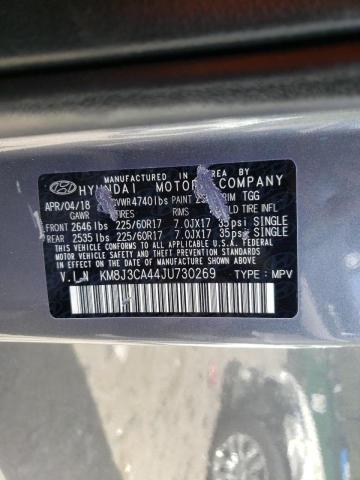 Photo 10 from auction – 2018 HYUNDAI TUCSON with VIN KM8J3CA44JU730269