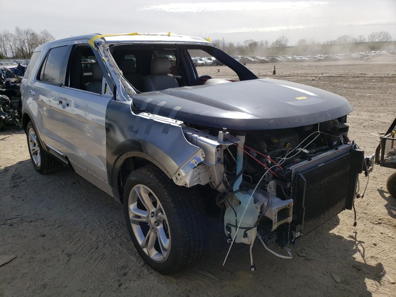 FORD EXPLORER L 2015 with VIN 1FM5K7F83FGA75082 - Photo from auction