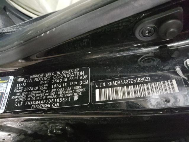 Photo 10 from auction – 2013 KIA RIO LX with VIN KNADM4A37D6188621