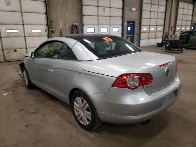Photo 3 from auction – 2007 VOLKSWAGEN EOS BASE with VIN WVWAA71F47V008922