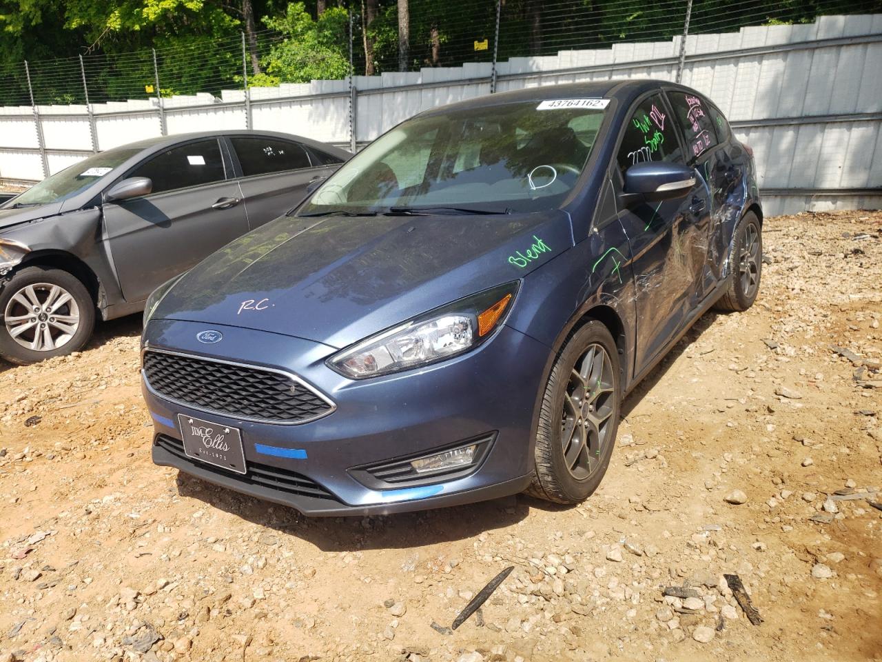 Photo 2 from auction – 2018 FORD FOCUS SEL with VIN 1FADP3M22JL223737
