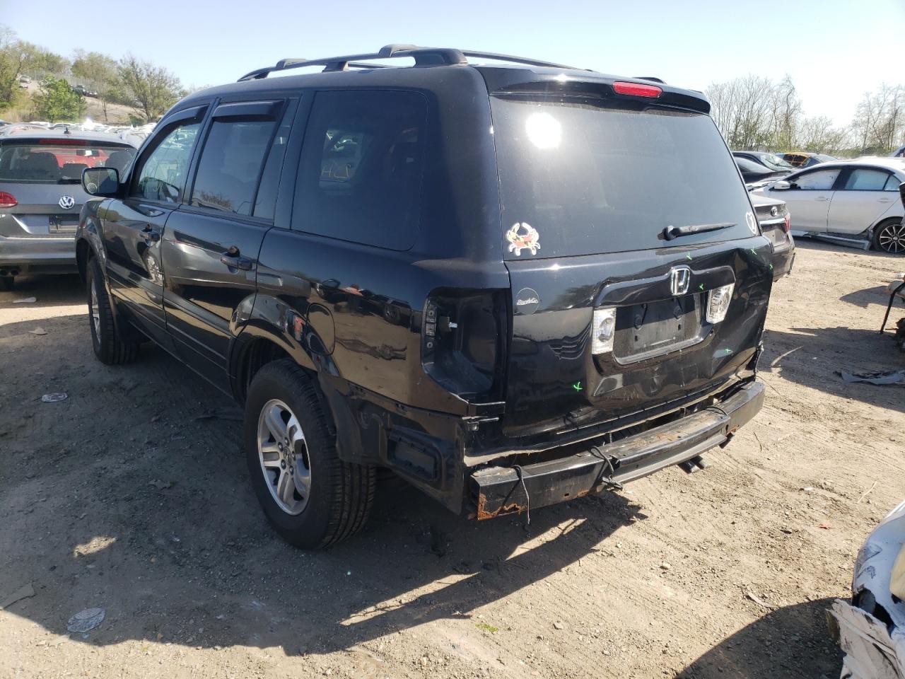 Photo 3 from auction – 2005 HONDA PILOT EXL with VIN 2HKYF18755H564925