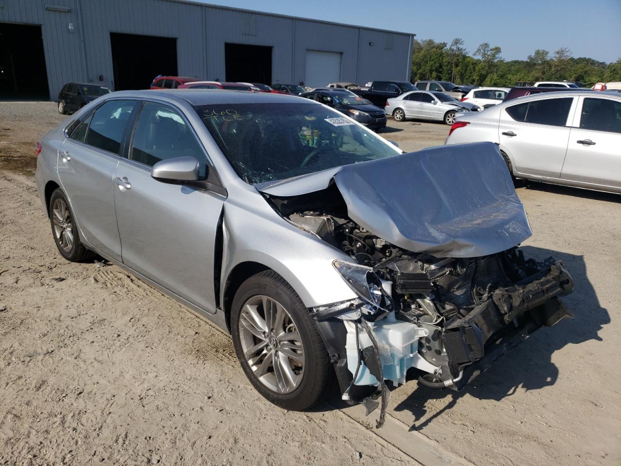 TOYOTA CAMRY LE 2017 with VIN 4T1BF1FKXHU736692 - Photo from auction