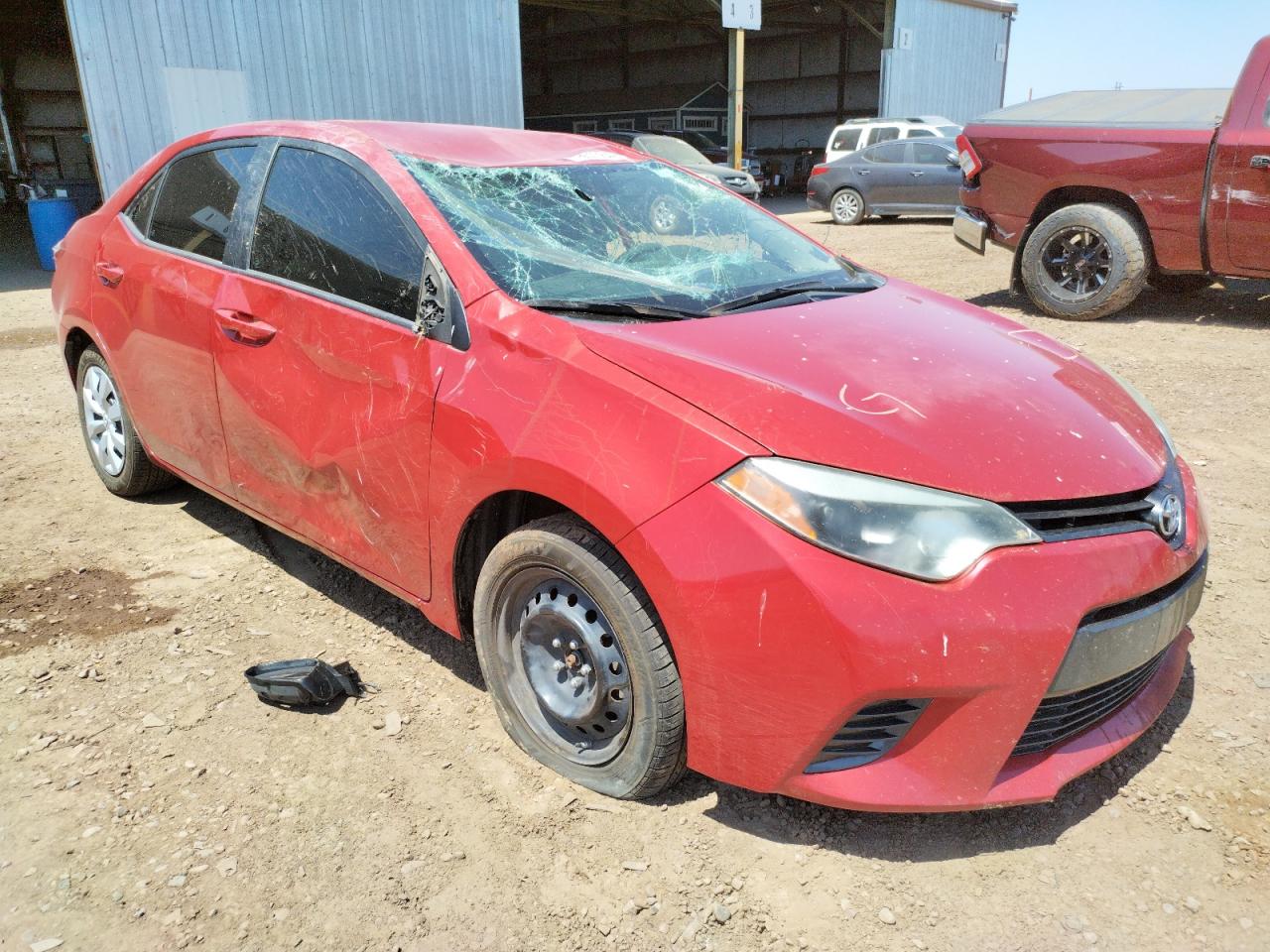 TOYOTA COROLLA L 2016 with VIN 5YFBURHE3GP372689 - Photo from auction