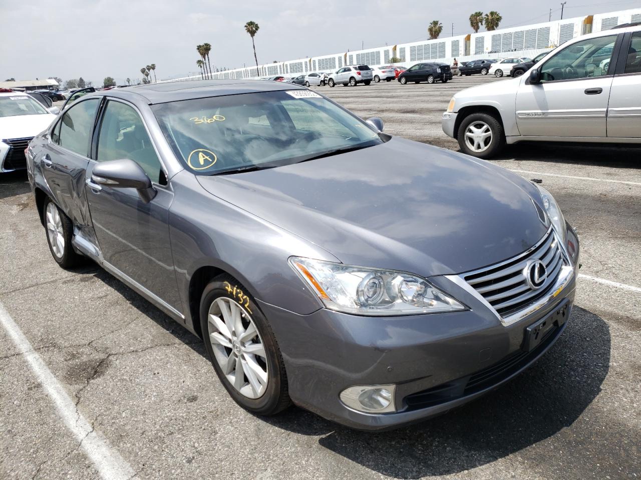 LEXUS ES 350 2012 with VIN JTHBK1EG3C2502796 - Photo from auction