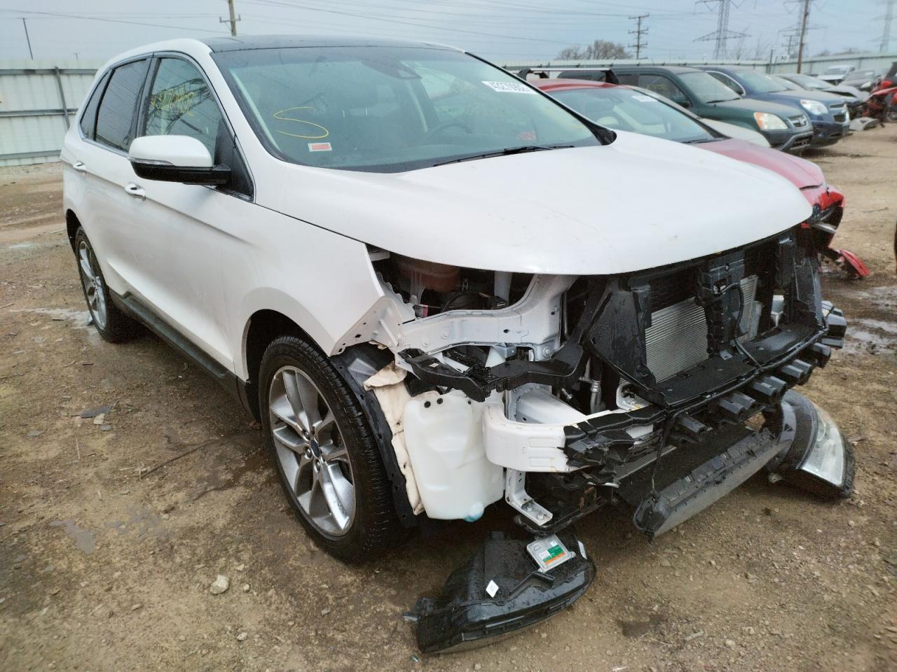 FORD EDGE TITAN 2017 con VIN 2FMPK4K82HBB87377 - Foto de la subasta