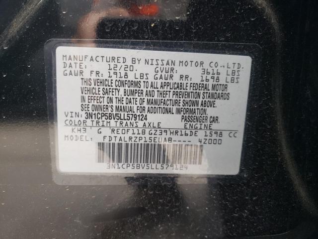 Photo 1 from auction – 2020 NISSAN KICKS S with VIN 3N1CP5BV5LL579124