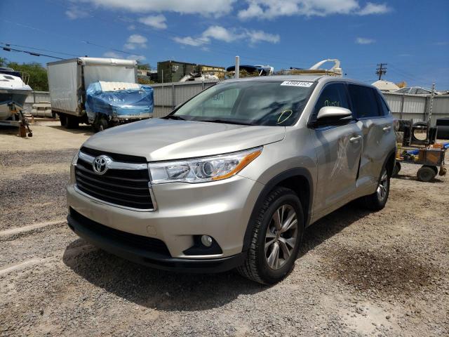 Photo 2 from auction – 2014 TOYOTA HIGHLANDER with VIN 5TDZKRFH4ES006343