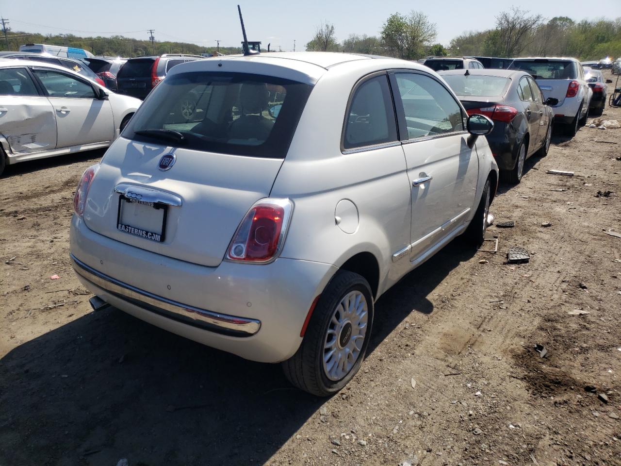 Photo 4 from auction – 2015 FIAT 500 LOUNGE with VIN 3C3CFFCR8FT615873