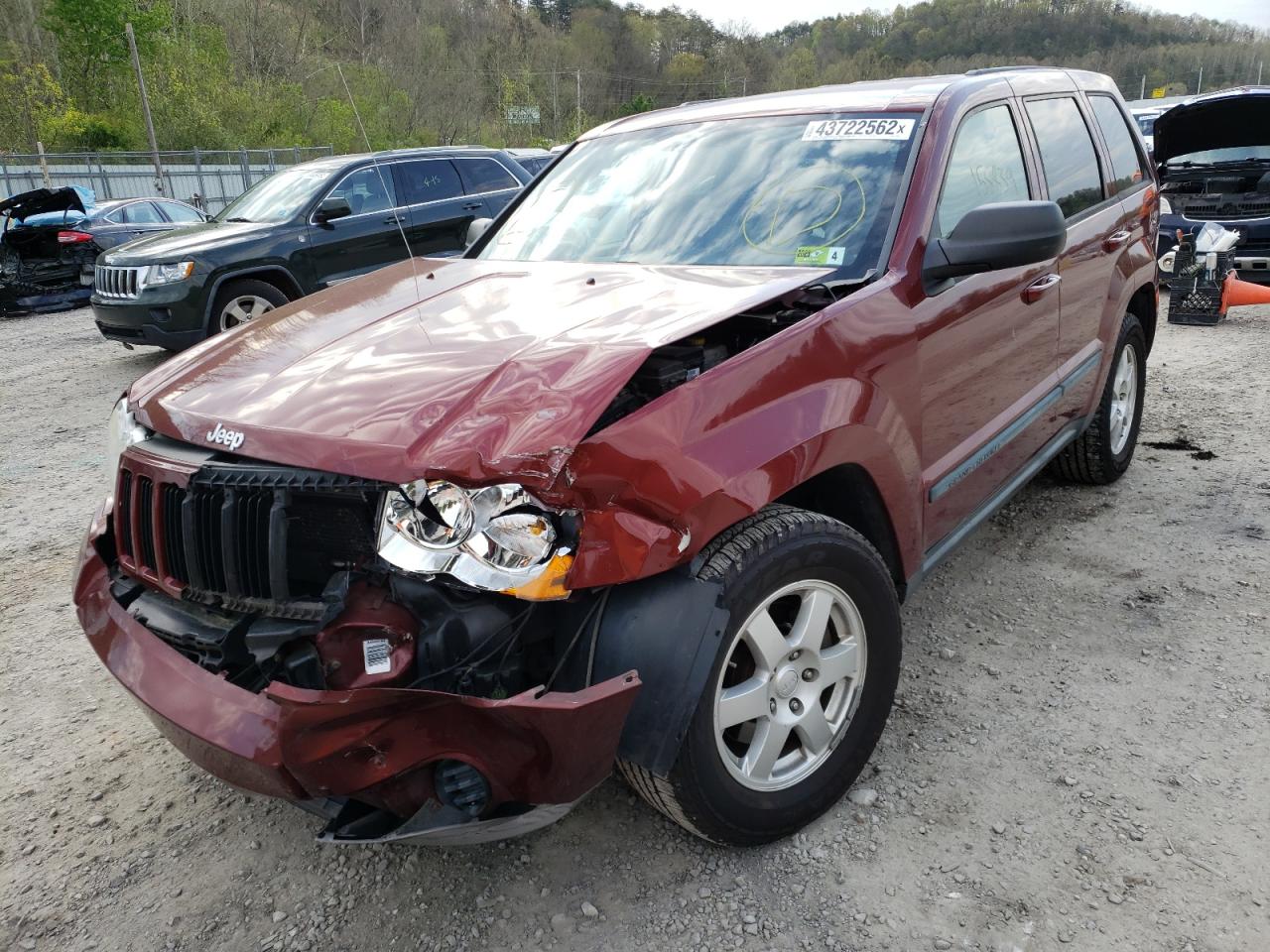 Photo 2 from auction – 2008 JEEP GRAND CHER with VIN 1J8GR48K68C216035