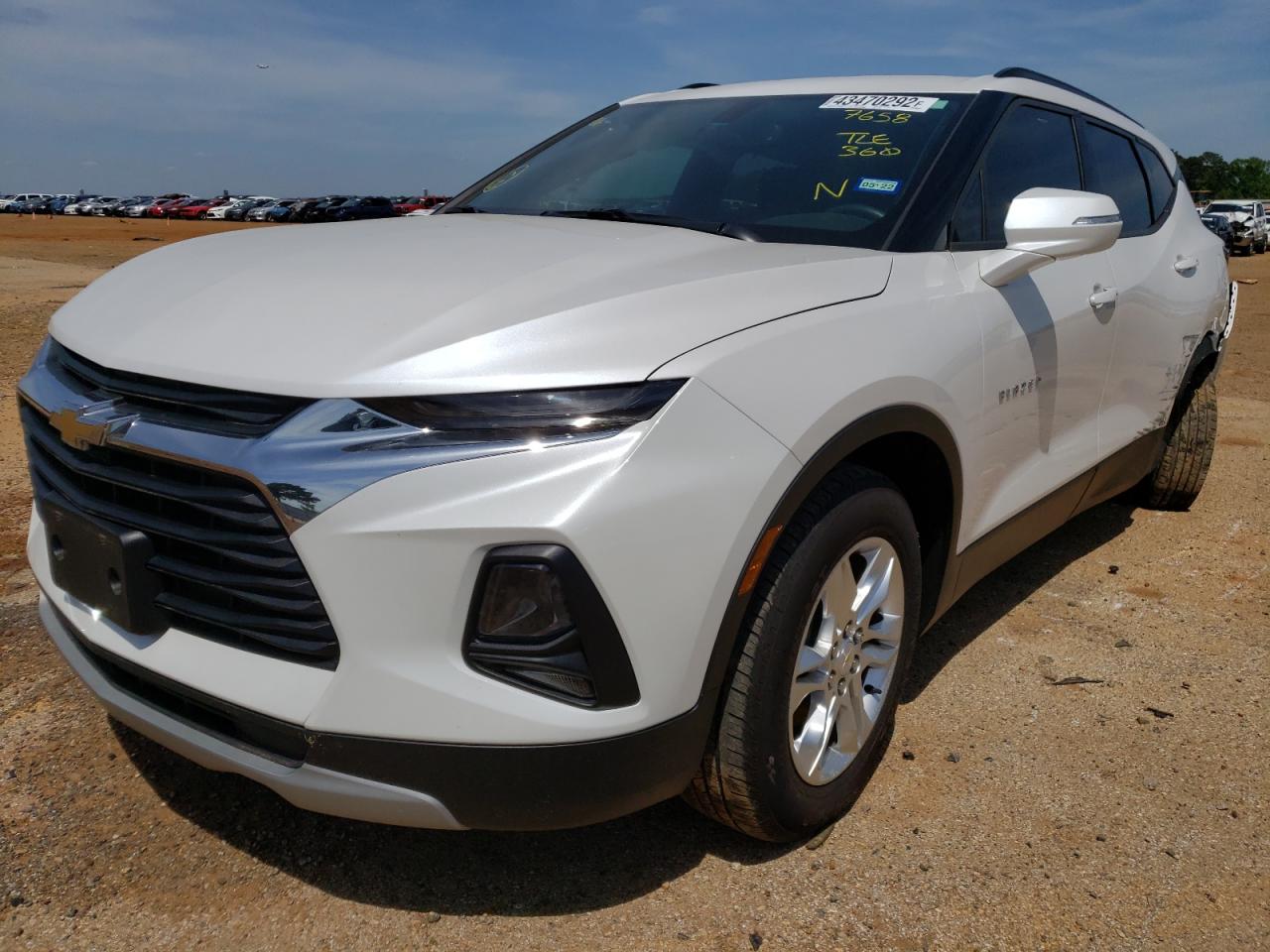 Photo 2 from auction – 2020 CHEVROLET BLAZER 1LT with VIN 3GNKBBRA2LS577658
