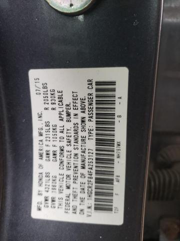 Photo 10 from auction – 2015 HONDA ACCORD EXL with VIN 1HGCR2F84FA253127