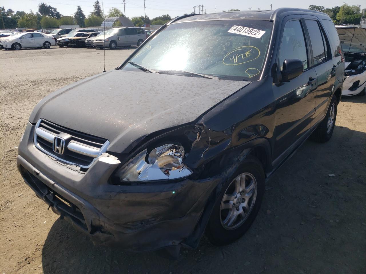 Photo 2 from auction – 2002 HONDA CR-V EX with VIN JHLRD78822C078220