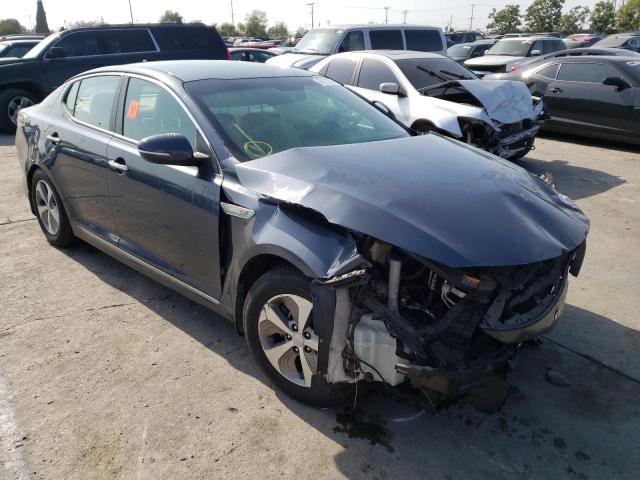 KIA OPTIMA HYB 2014 with VIN KNAGM4AD4E5066764 - Photo from auction