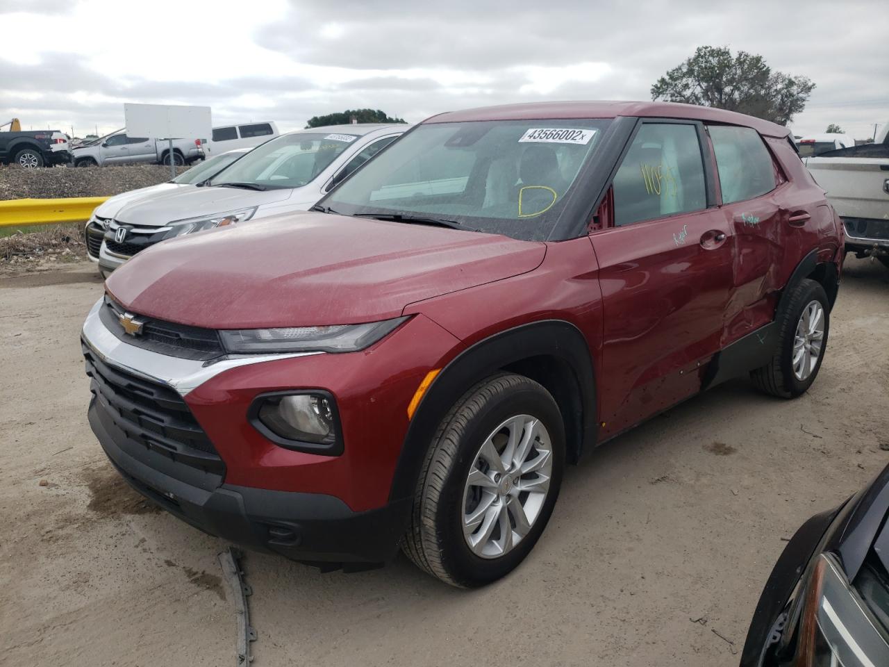 Photo 2 from auction – 2021 CHEVROLET TRAILBLAZE with VIN KL79MMS22MB044932