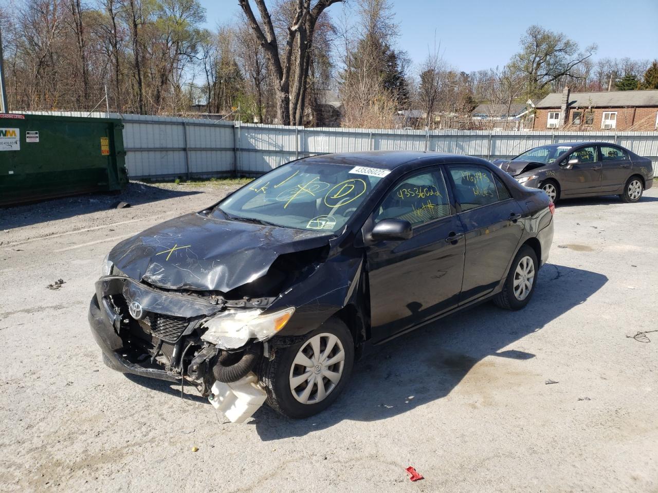 Photo 2 from auction – 2009 TOYOTA COROLLA BA with VIN JTDBL40E69J050900
