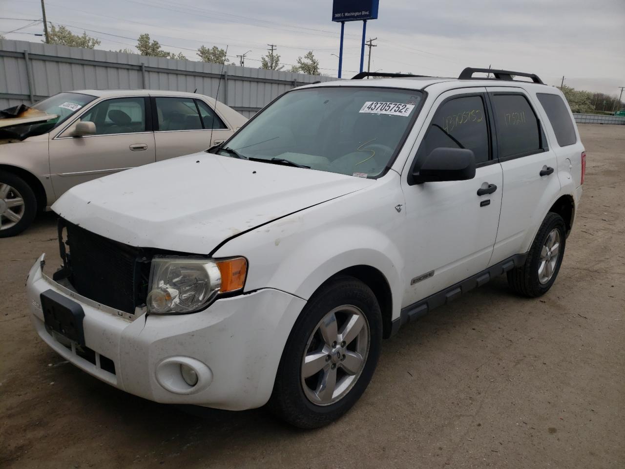 Photo 2 from auction – 2008 FORD ESCAPE XLT with VIN 1FMCU03198KD57498