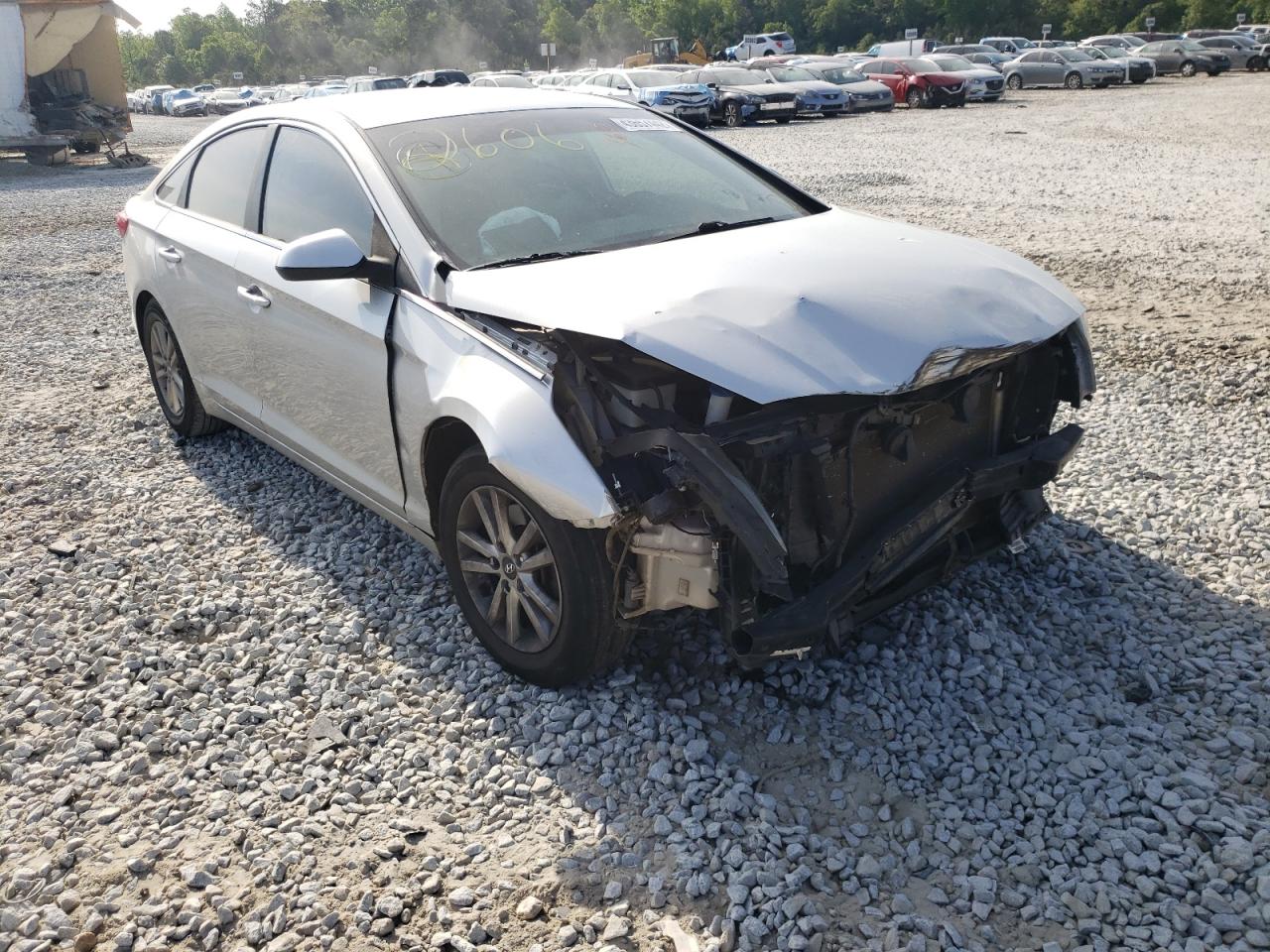 HYUNDAI SONATA SE 2016 with VIN 5NPE24AFXGH392606 - Photo from auction