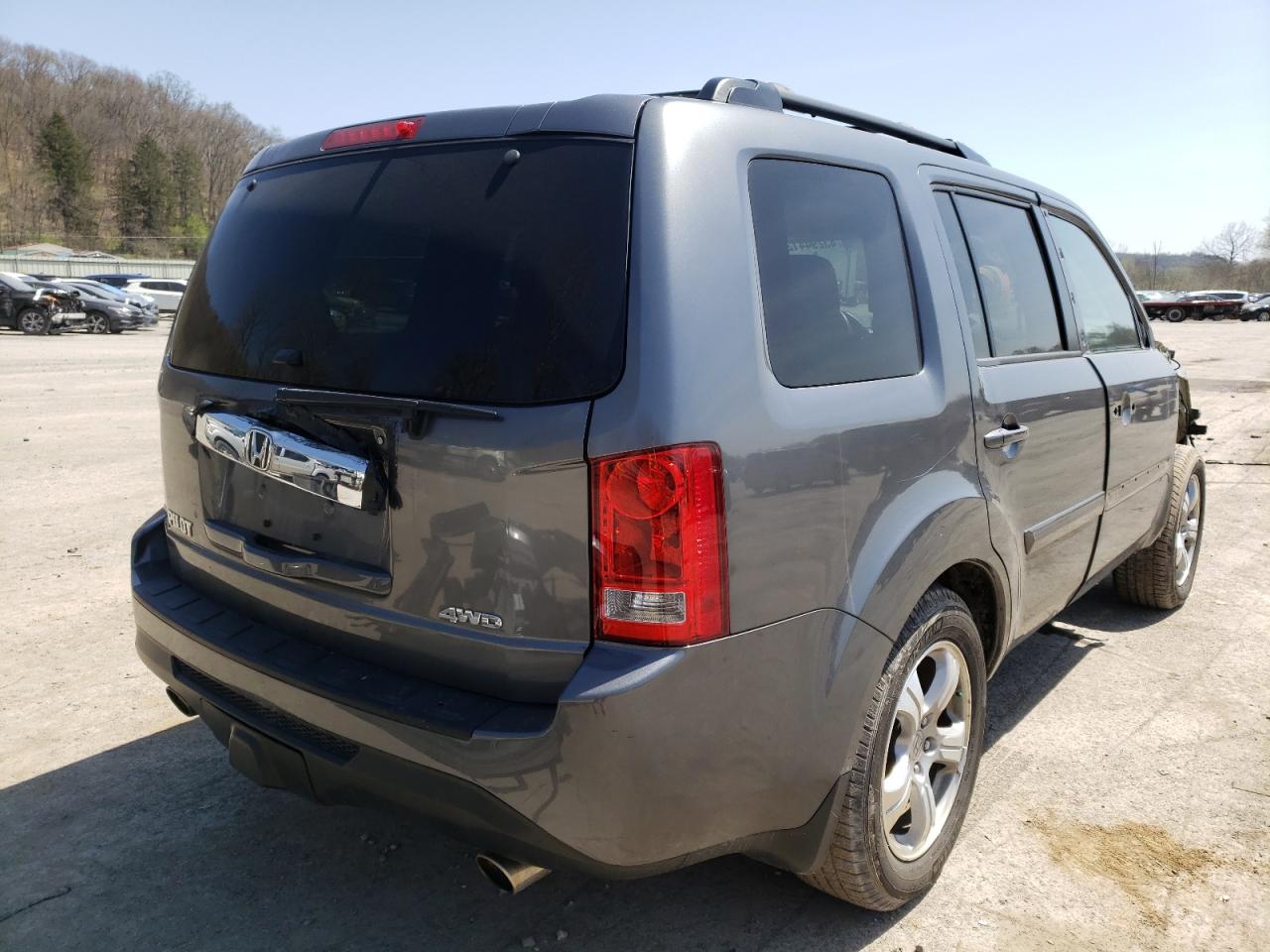 Photo 4 from auction – 2013 HONDA PILOT EXL with VIN 5FNYF4H56DB002206
