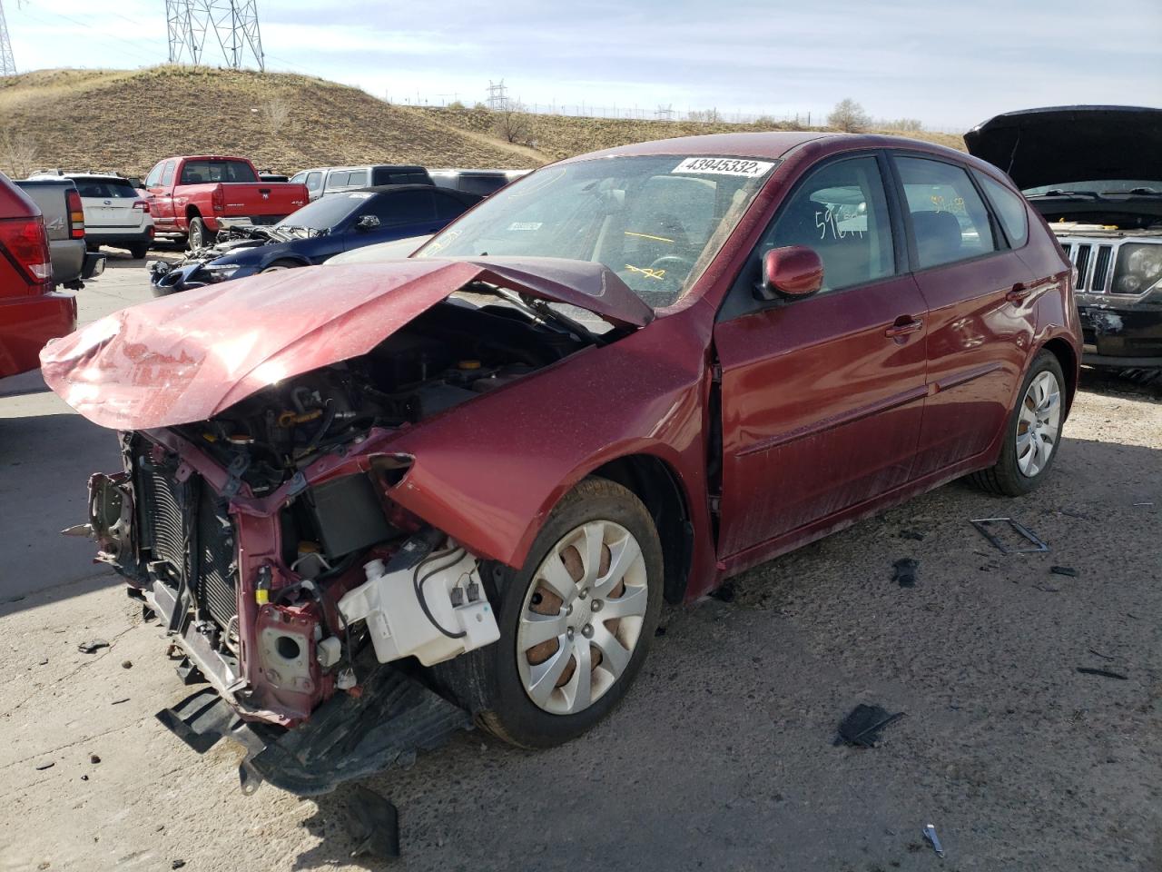 Photo 2 from auction – 2010 SUBARU IMPREZA 2. with VIN JF1GH6A65AH814831