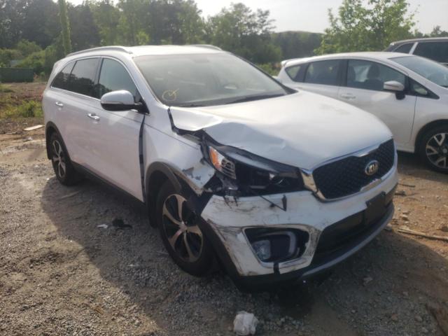 KIA SORENTO EX 2016 with VIN 5XYPH4A57GG105180 - Photo from auction