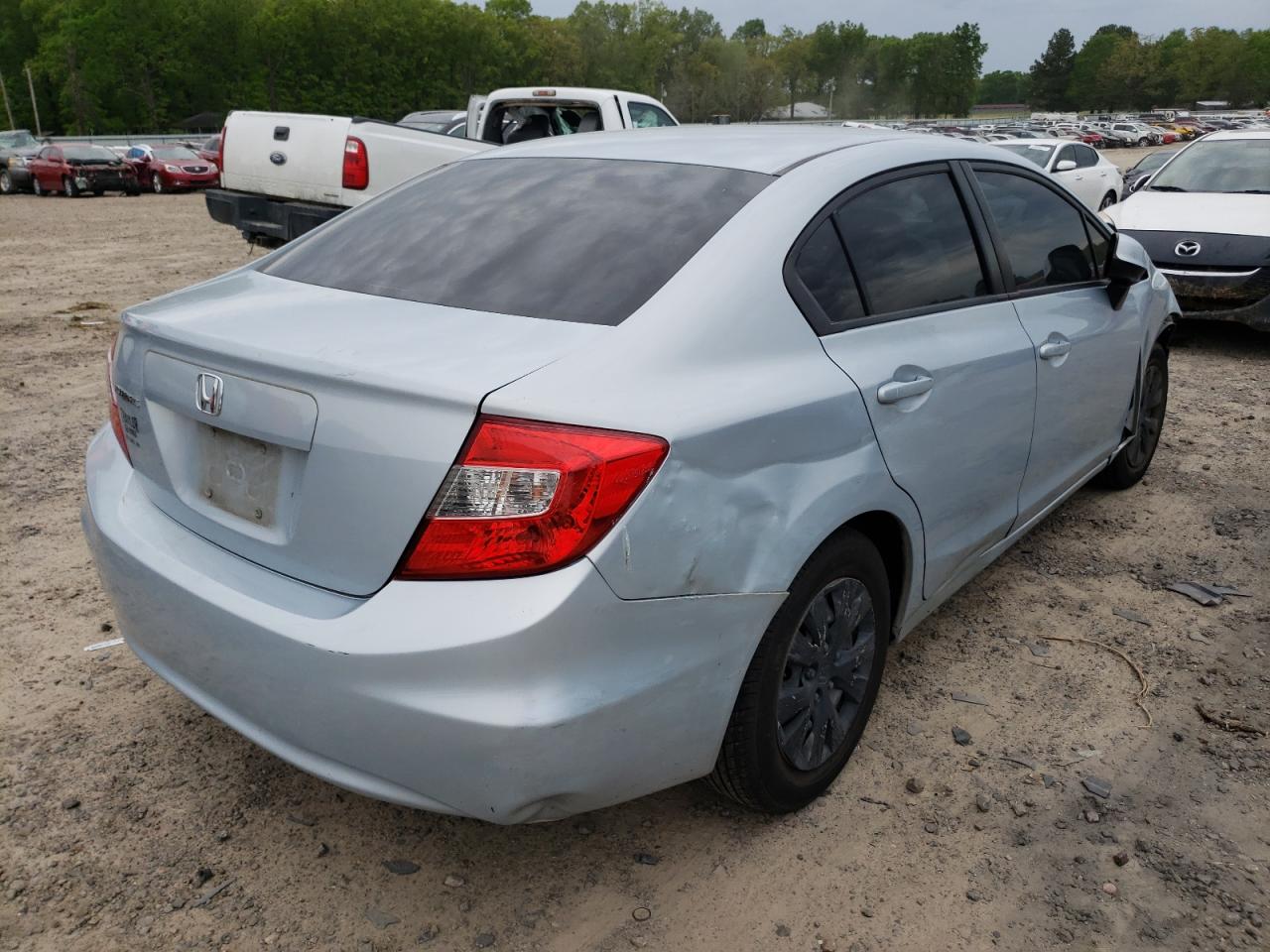 Photo 4 from auction – 2012 HONDA CIVIC LX with VIN 2HGFB2F54CH534252