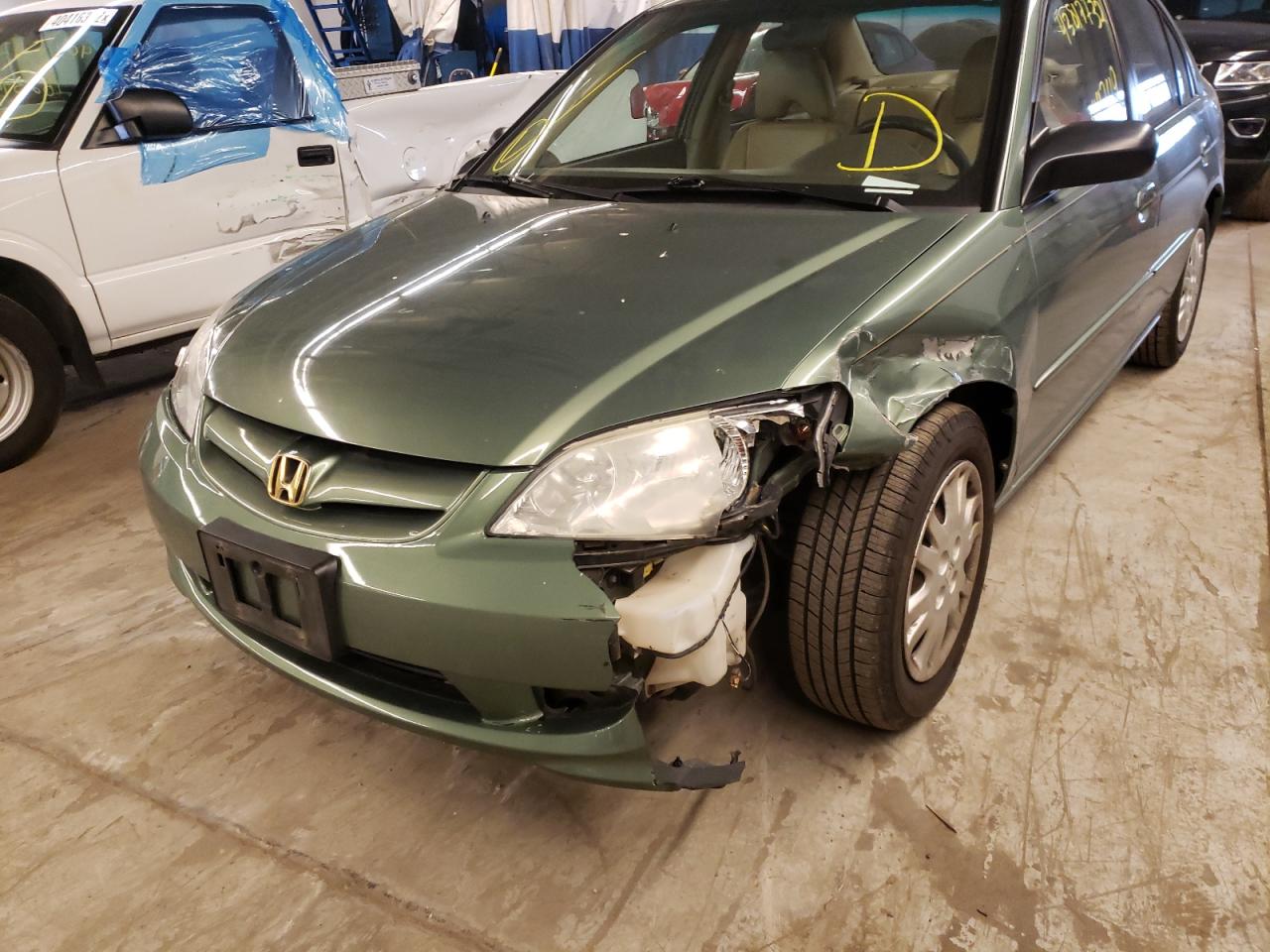 Photo 9 from auction – 2004 HONDA CIVIC LX with VIN 2HGES16574H515251
