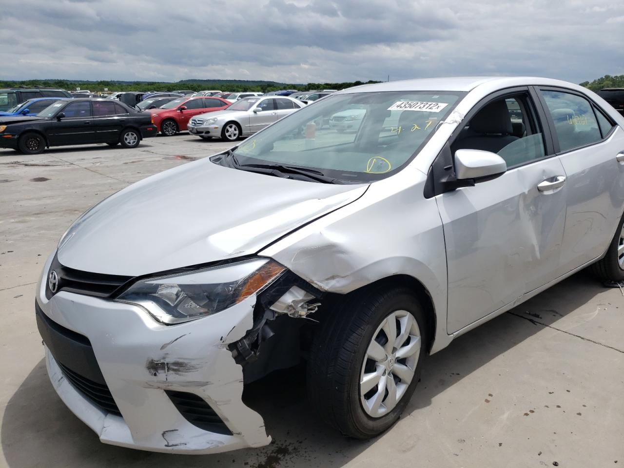Photo 9 from auction – 2014 TOYOTA COROLLA L with VIN 5YFBURHE6EP127107