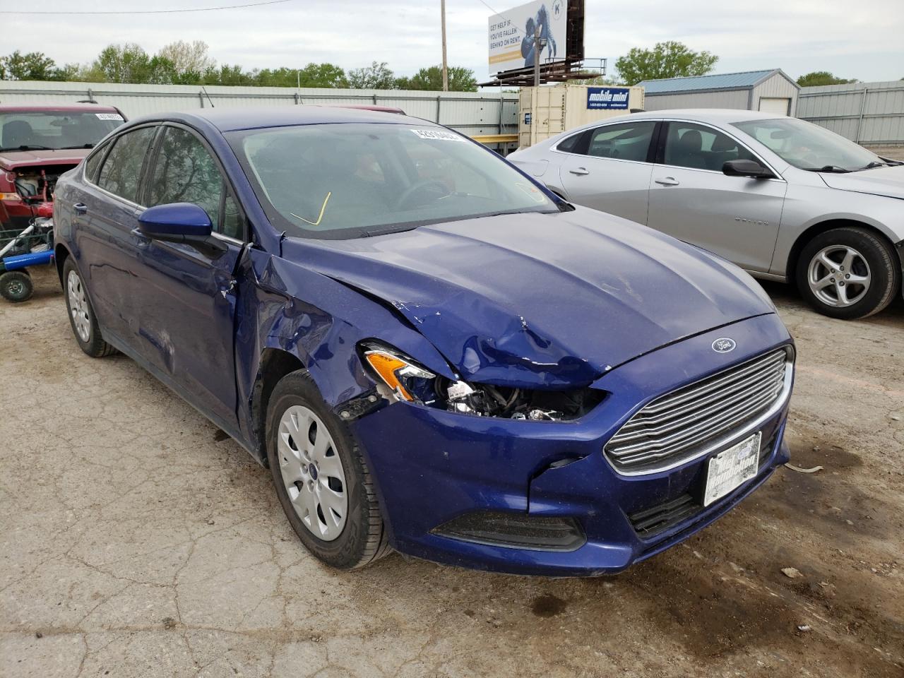 Photo 1 from auction – 2014 FORD FUSION S with VIN 1FA6P0G71E5371404
