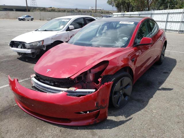 Photo 2 from auction – 2022 TESLA 3 with VIN 5YJ3E1EA3NF134290