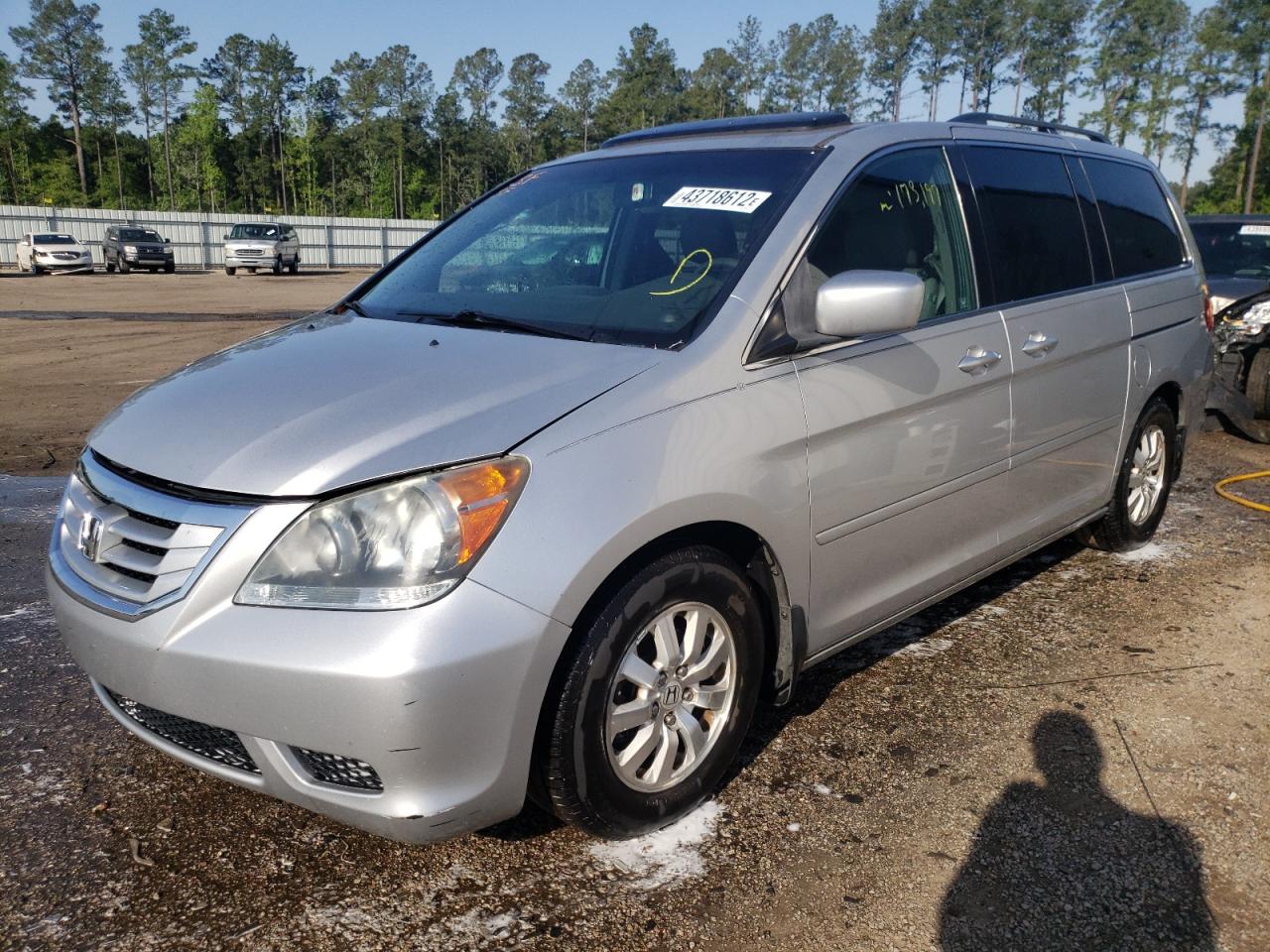 Photo 2 from auction – 2010 HONDA ODYSSEY EX with VIN 5FNRL3H69AB092592