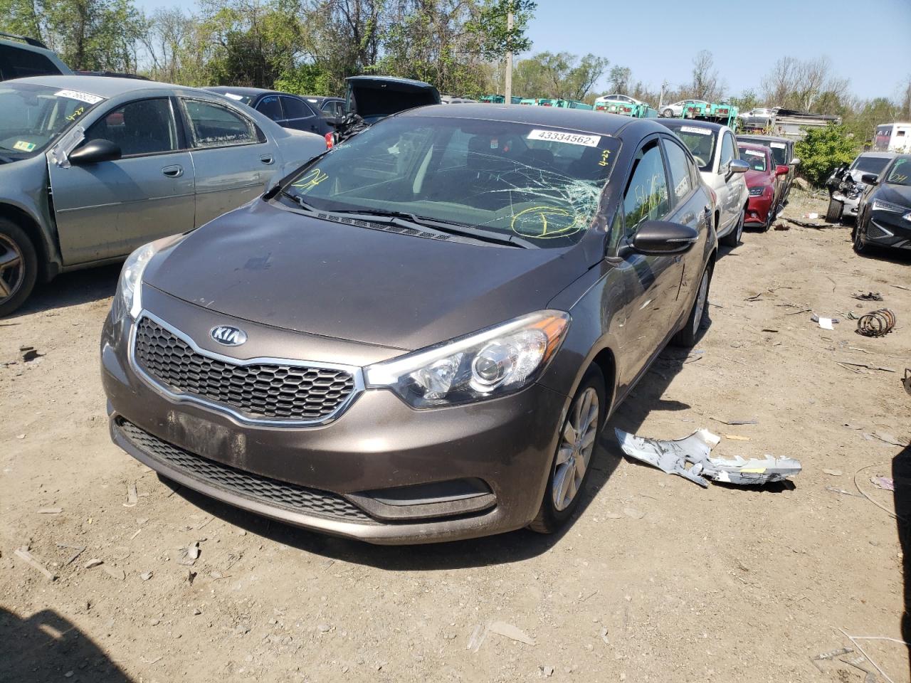 Photo 2 from auction – 2014 KIA FORTE LX with VIN KNAFX4A61E5221355